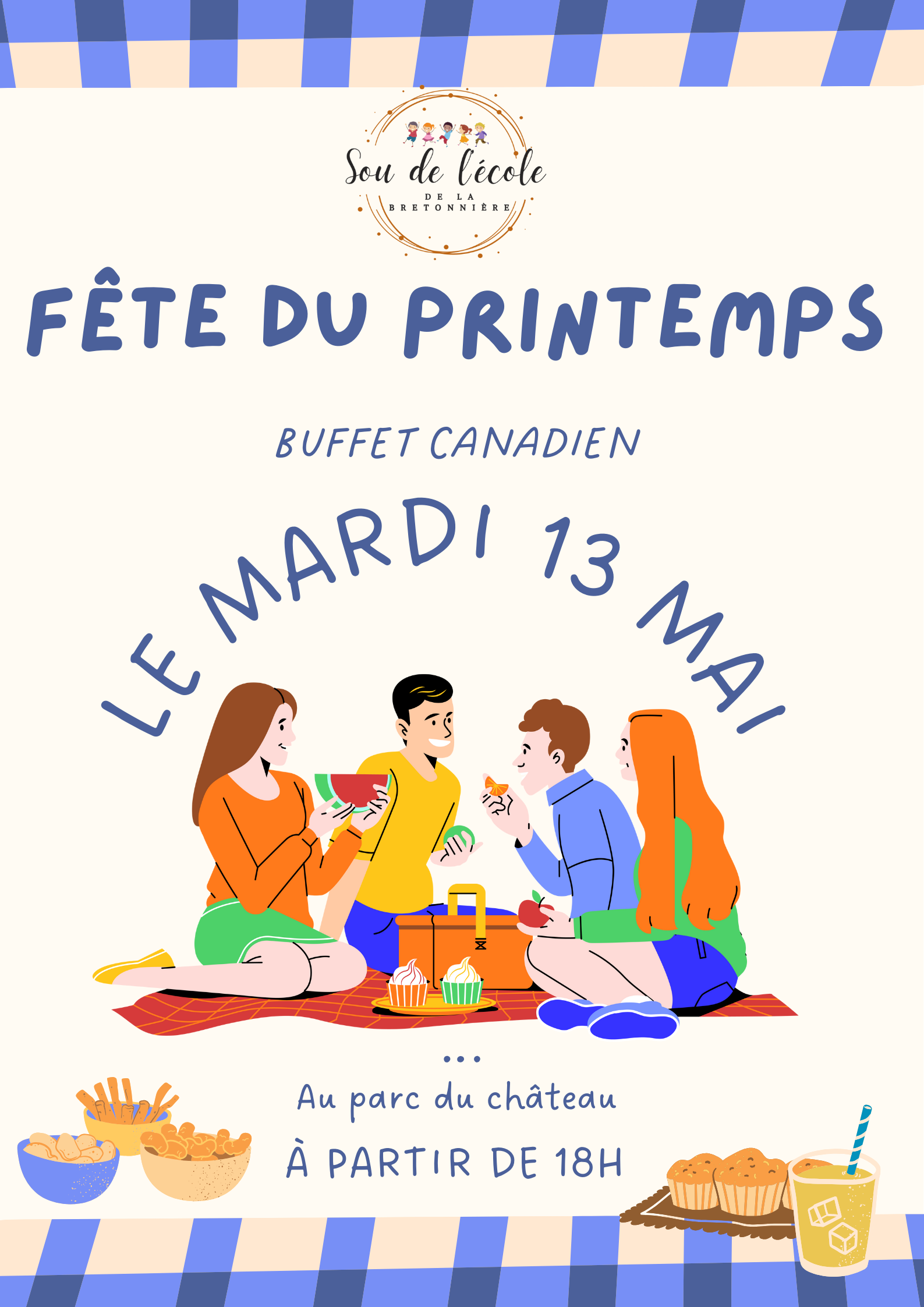 🌸 Fête du Printemps – Buffet Canadien 🌸